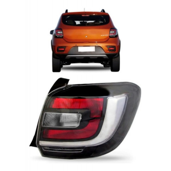 Par Lanterna Traseira Sandero Stepway 2015 2016 2017