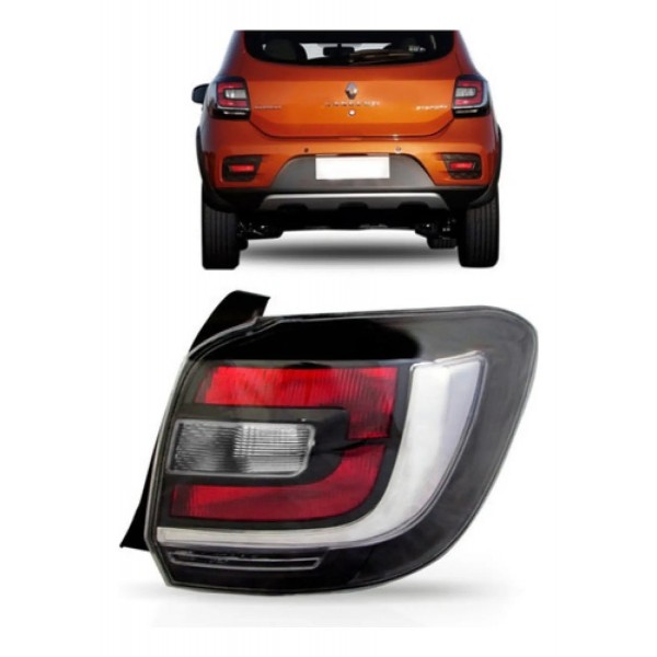 Lanterna Traseira Sandero Stepway 2015 2016 2017 2018 Fumê