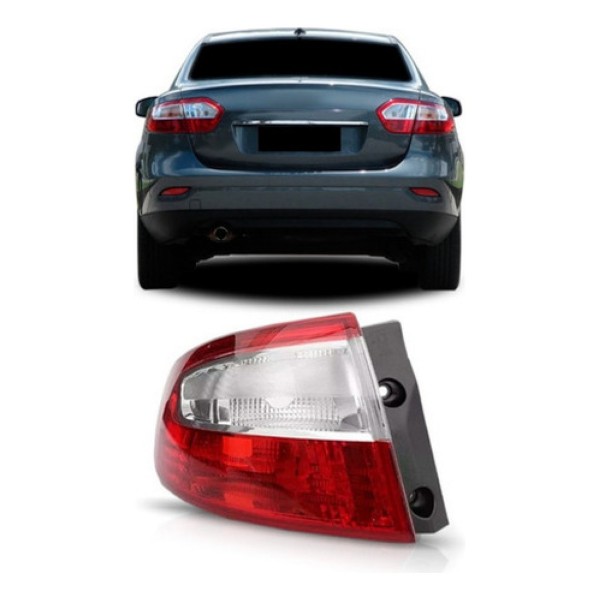Lanterna Traseira Fluence 2010 2011 2012 2013 A 2016 Sem Led