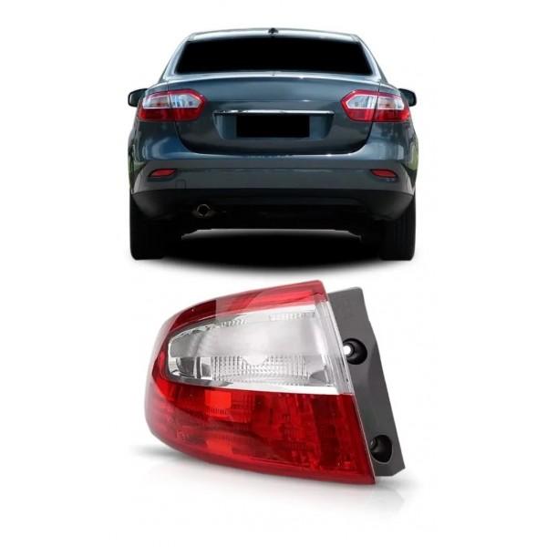 Lanterna Traseira Fluence 2010 2011 2012 2013 A 2016 Sem Led