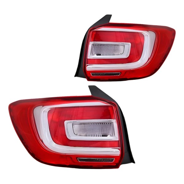 Par Lanterna Traseira Logan 2014 A 2017 Modelo Original Ambos Lados Vermelho