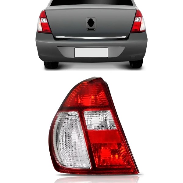 Sinaleira Traseira Clio 2003 2004 A 2008 Sedan Cristal