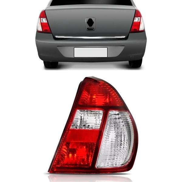 Sinaleira Traseira Clio 2003 2004 A 2008 Sedan Cristal