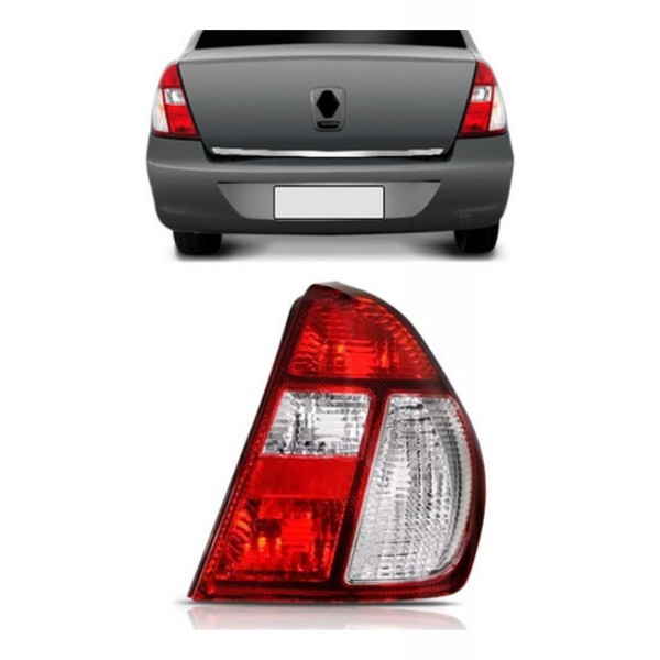 Sinaleira Traseira Clio 2003 2004 A 2008 Sedan Cristal