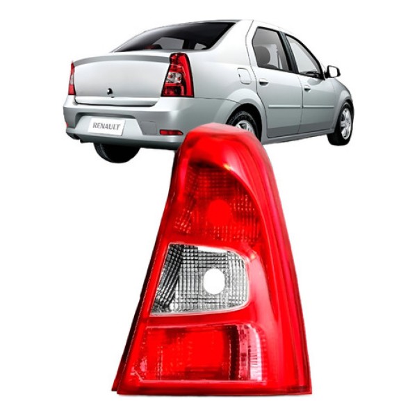 Lanterna Para Renault Logan 2011 2012 2013 Bicolor