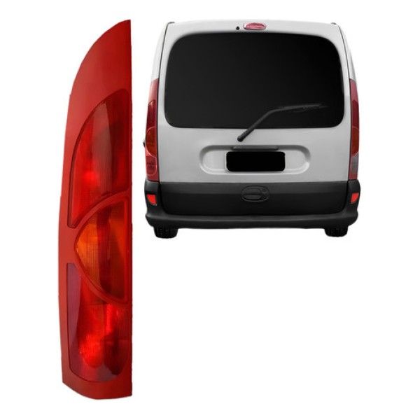 Lanterna Traseira Kangoo 1997 A 2006 Vermelha