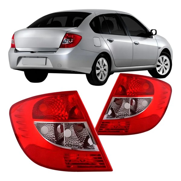 Par Lanterna Traseira Symbol 2009 2010 2011 2012 Sedan Ambos Lados