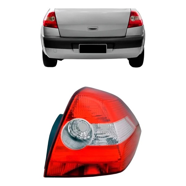 Lanterna Traseira Megane Sedan 2006 2007 2008 2009