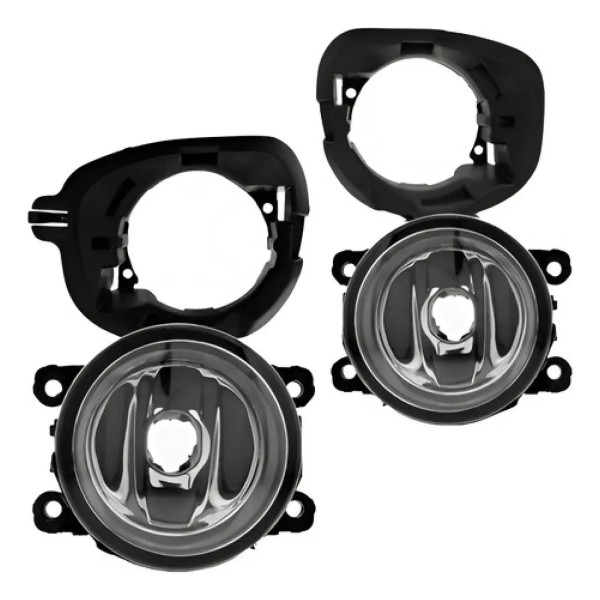 Kit Farol Auxiliar Sandero Logan 2007 À 2011 Com Suporte