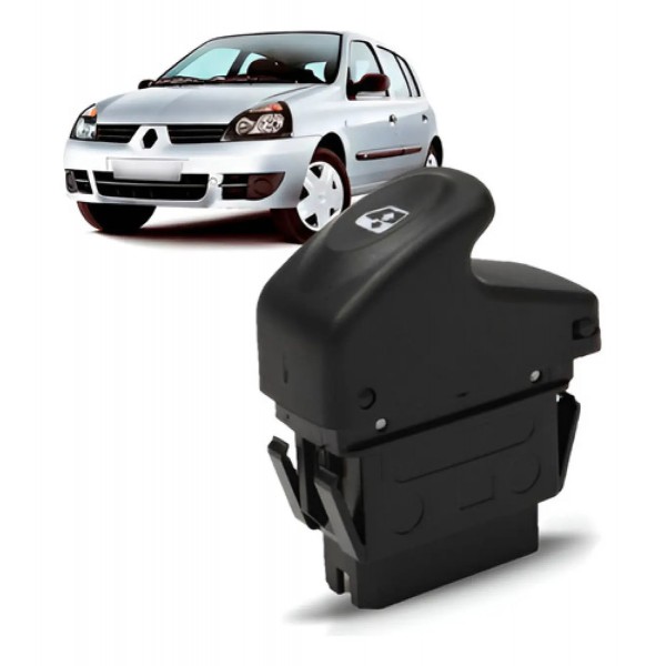 Interruptor Vidro Eletrico Clio 2003 A 2011 Le 5 Pinos
