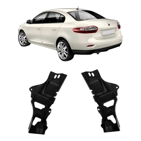 Guia Suporte Parachoque Traseiro Fluence 2010 Ate 2016