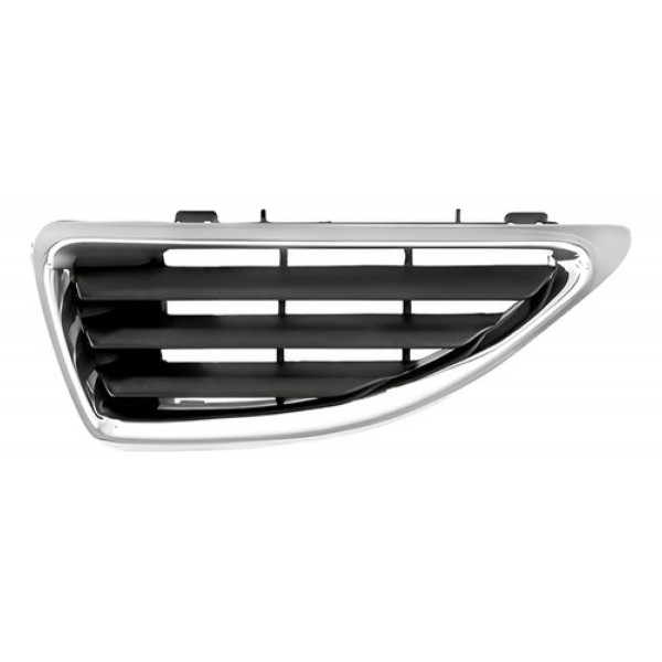 Par Grade Moldura Radiador Megane 2000/06 Aro Cromado Oferta