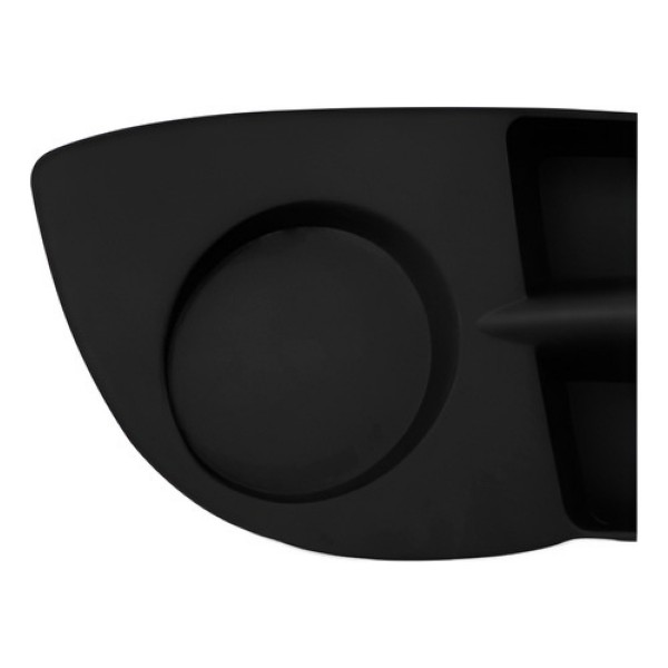 Par Grade Moldura Milha Renault Clio 06/2012 Sem Furo Oferta Preto