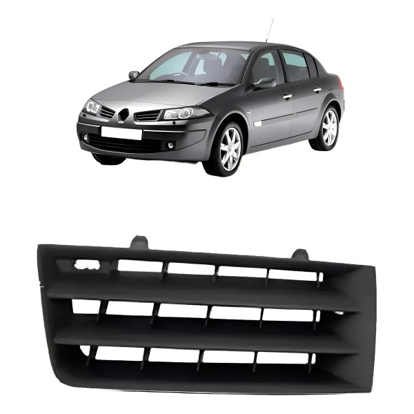 Grade Megane 2006 2007 08 09 10 11 12 2013 Esquerdo Retov Gris