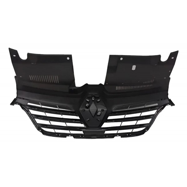Kit Grade Parachoque Sandero 2020 A 2024 Superior E Inferior Preto