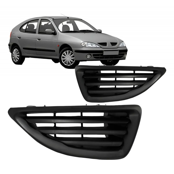 Par Grade Megane 2000 2001 2002 2003 Preta Sem Friso
