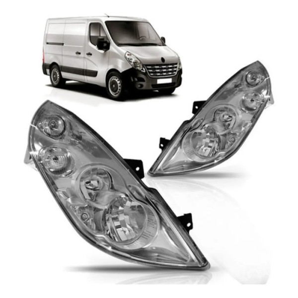 Par Farol Master 2013 A 2016 Manual/eletrico S/ Auxiliar