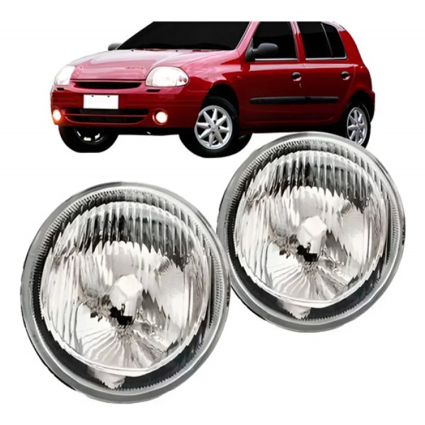 Par Farolete Milha Auxiliar Renault Clio 2000 2001 2002 2003