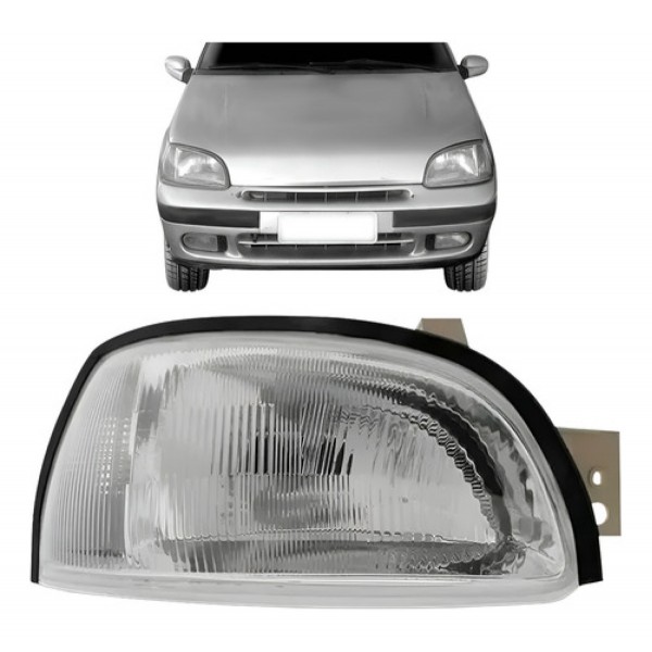 Farol Para Renault Clio 1996 1997 1998 1999