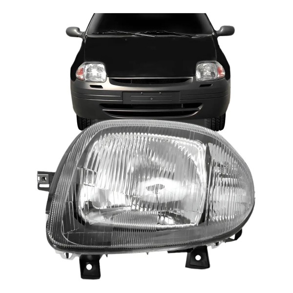 Farol Clio 2000 2001 2002 Foco Simples Renault