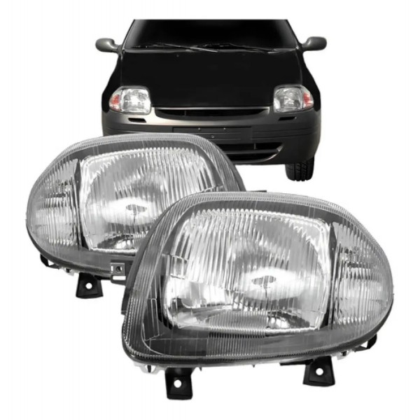 Farol Clio 2000 2001 2002 Foco Simples Renault