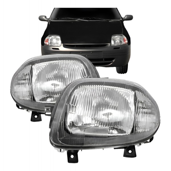 Farolete Para Renault Clio 2000 2001 2002 Foco Simples