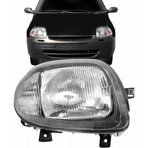 Farolete Para Renault Clio 2000 2001 2002 Foco Simples