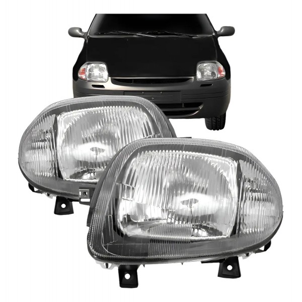 Farolete Clio 2000 2001 2002 Foco Simples Renault
