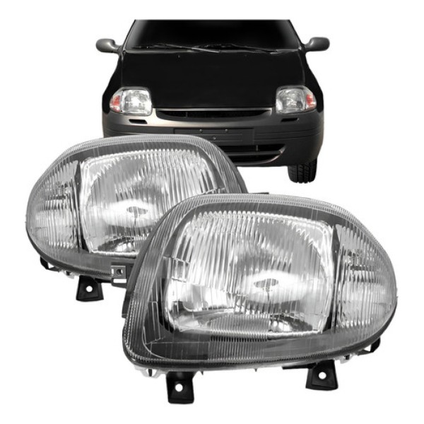 Farolete Clio 2000 2001 2002 Foco Simples Renault