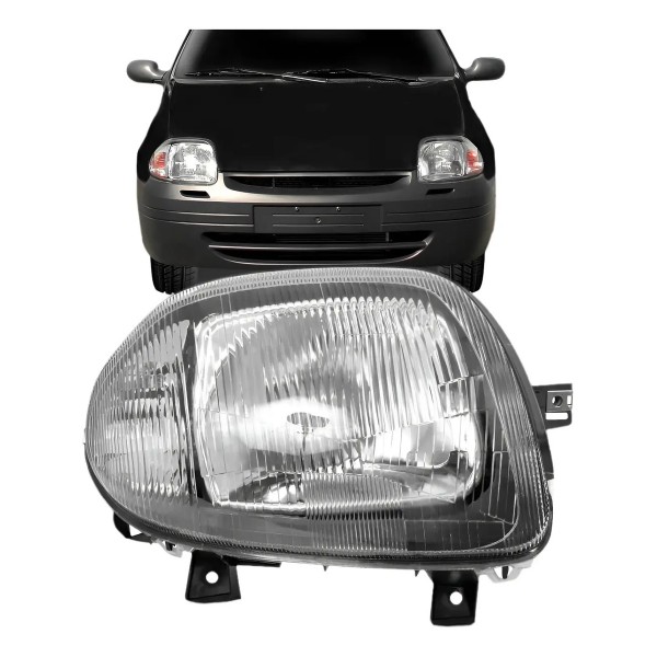 Farolete Clio 2000 2001 2002 Foco Simples Renault