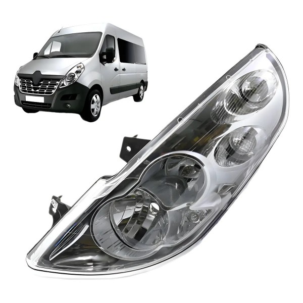 Farol Para Renault Master 2013 14 15 16 17 19 A 2022 Sem Aux
