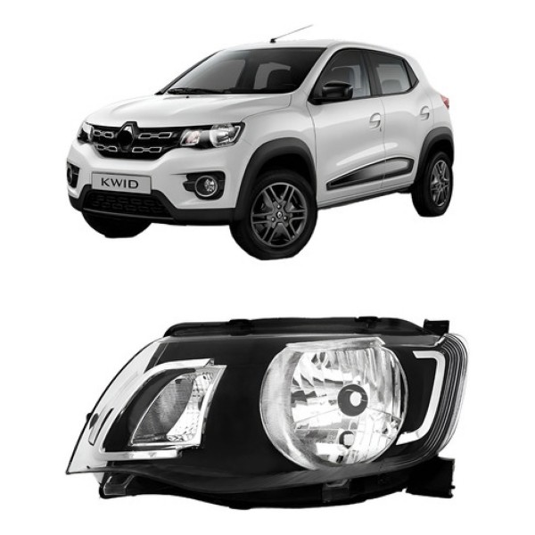 Farol Manual Kwid 2017 A 2022 Black
