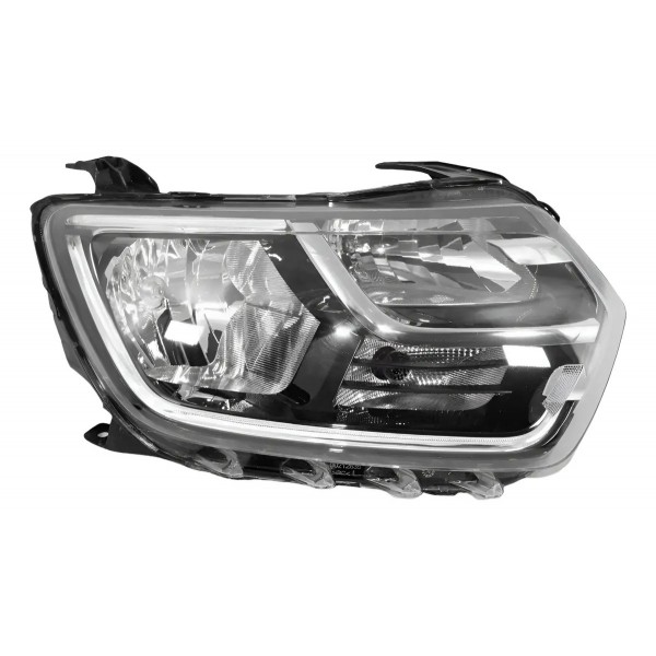Farol Para Renault Duster 2021 2022 2023 2024 Manual Com Led