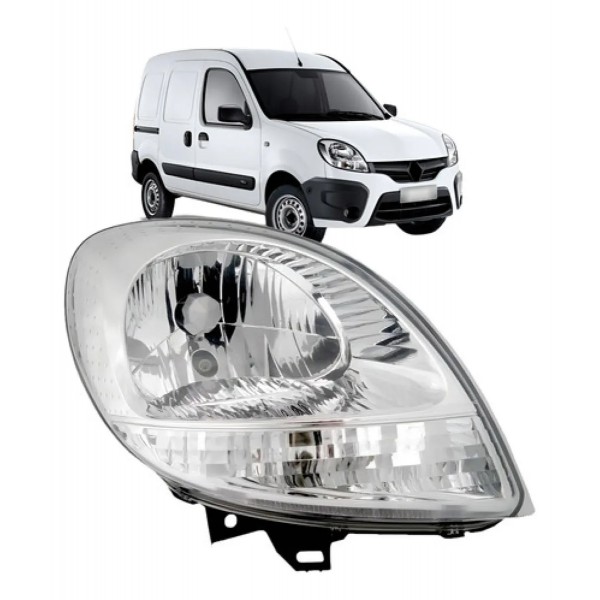 Farol Dianteiro Kangoo 2008 2009 2010 2011 13 A 2018 Cristal