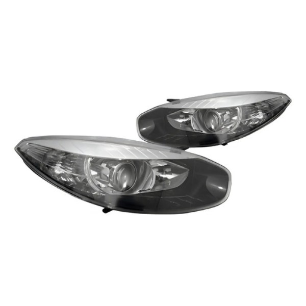 Par Farol Fluence 2014 2015 2016 Eletrico Com Motor Fume