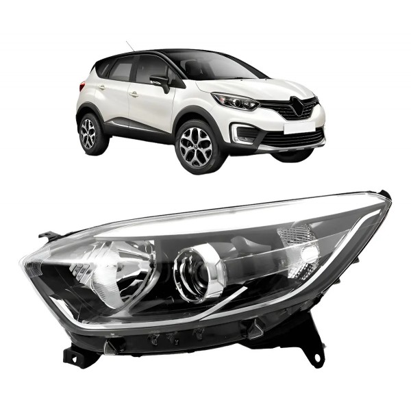 Farol Captur Intense Life Zen 2017 18 2019 Eletrico C/ Motor
