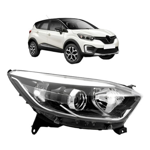 Farol Captur Intense Life Zen 2017 18 2019 Eletrico C/ Motor