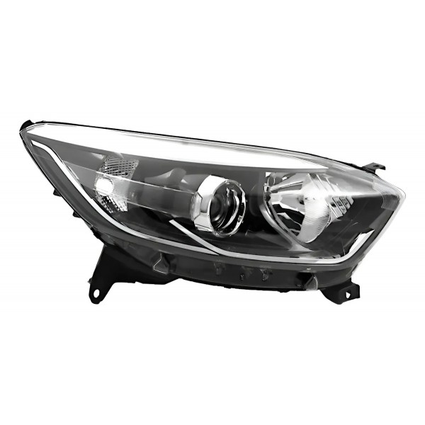 Farol Captur 2017 18 A 2021 Elétrico Friso Cromado Tyc Dire - Direito/passageiro