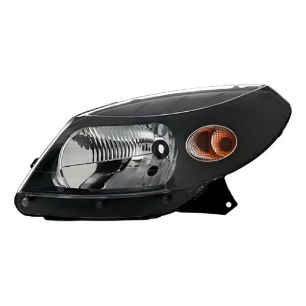 Farol Sandero 2008 2009 2010 11 Manual Máscara Negra Oferta