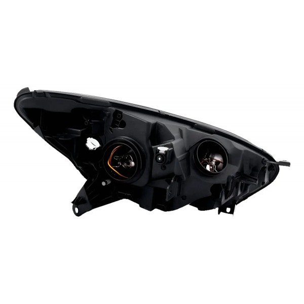 Farol Para Renault Captur 17 18 19 Eletrico Com Friso Preto