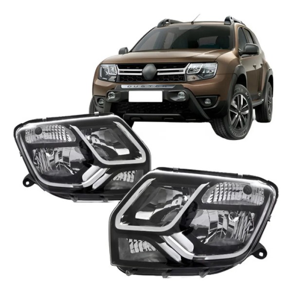 Par Farol Duster 2015 A 2016 Manual S/ Cúpula