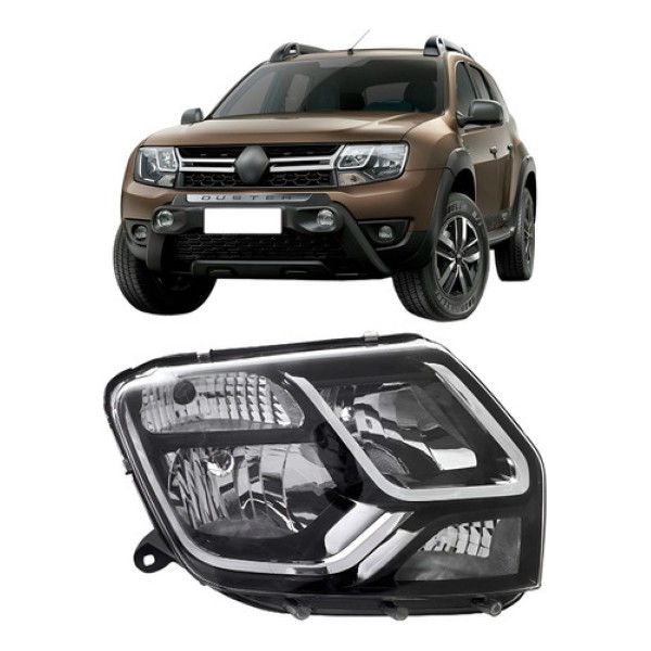 Farol Duster 2015 A 2016 Manual S/ Cúpula