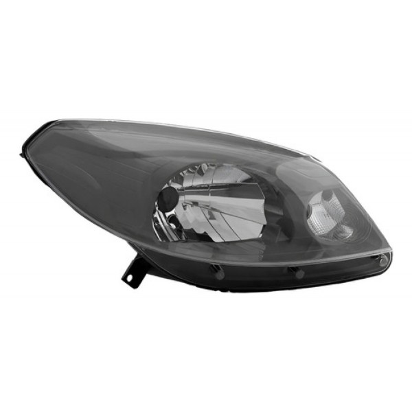 Farol Sandero 2012 2013 2014 Manual Máscara Cinza C/garantia