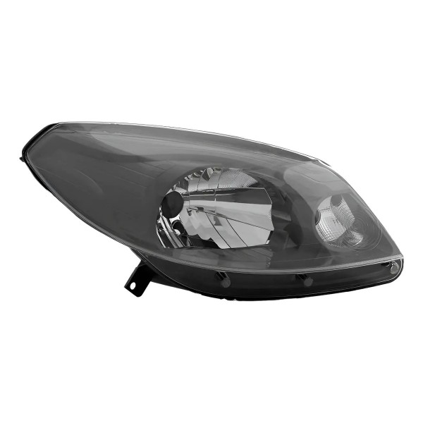 Farol Sandero 2012 2013 2014 Manual Máscara Cinza C/garantia