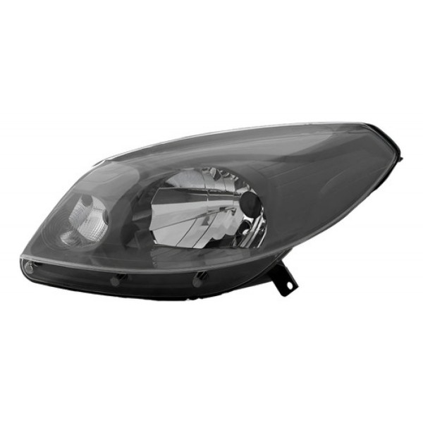 Farol Sandero 2012 2013 2014 Manual Máscara Cinza C/garantia