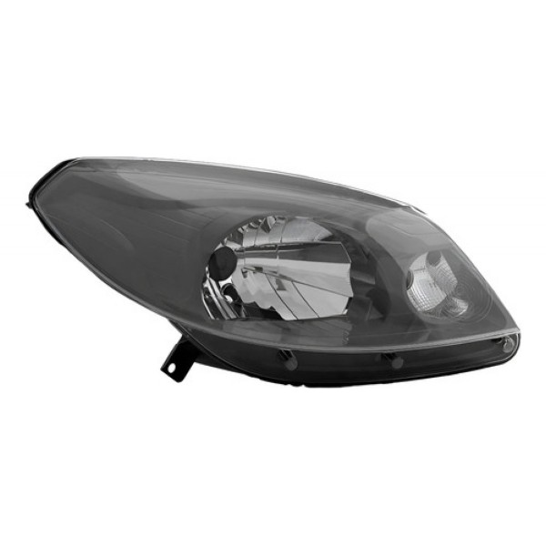 Farol Sandero 2012 2013 2014 Manual Máscara Cinza C/garantia