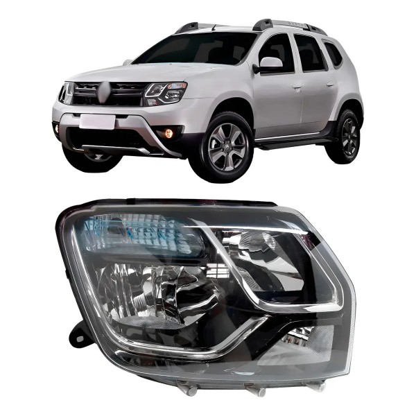 Farol Duster 2015 2016 Manual Com Cupula Azul