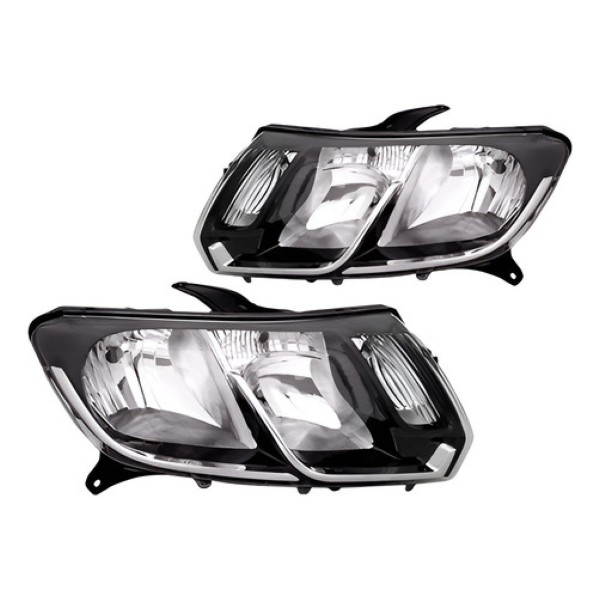 Par Farol Sandero 2015 2016 2017 Logan 2014 15 16 17 Cromado