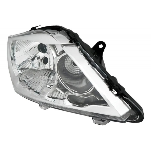 Farol Logan 2011 2012 2013 Cromado Manual