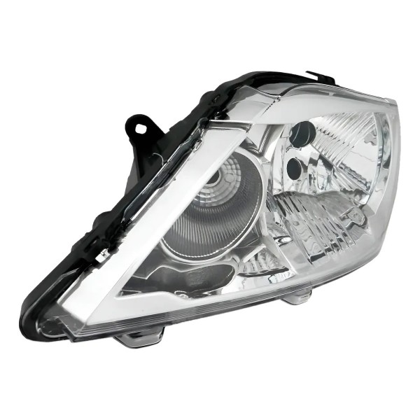 Farol Logan 2011 2012 2013 Cromado Manual
